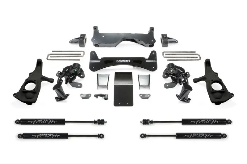 Fabtech 6-Inch Lift System With Stealth Shocks For 2011–2019 Gm 3500Hd Trucks 1