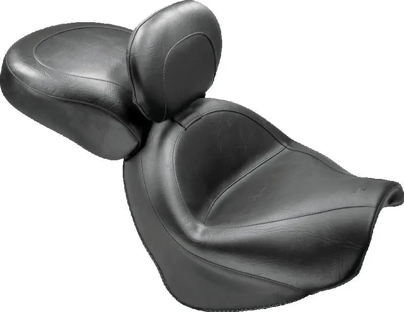 Two-Piece Black Motorcycle Seat For Suzuki Boulevard C50/C50T (2005–2008) And Volusia Vl800 (2001–2004) 1