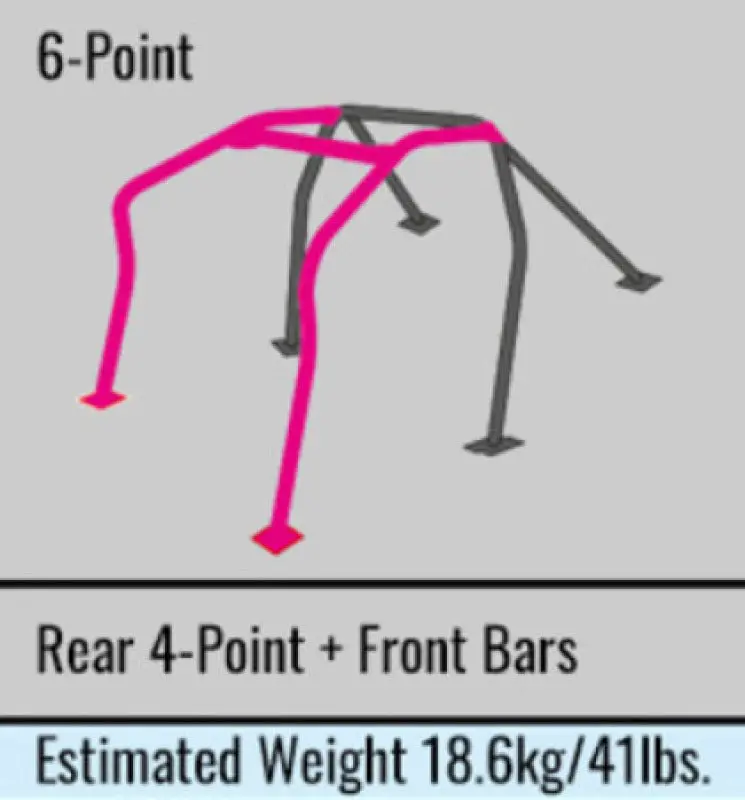 Cusco 06-11 Honda Civic Type-R Arounf Dash 6 Point Cromoly Roll Cage (S/O / No Cancel) 1