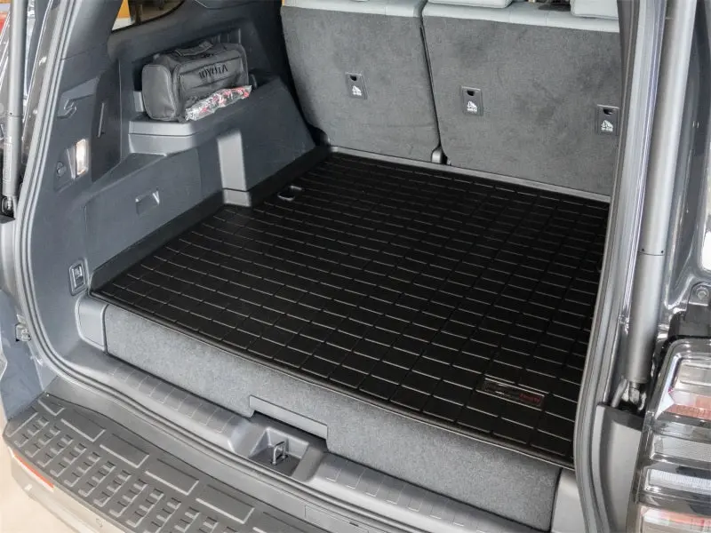 Weathertech Custom Cargo Liner For 2025 Toyota 4Runner Hybrid – Black, Trim-To-Fit Design 1