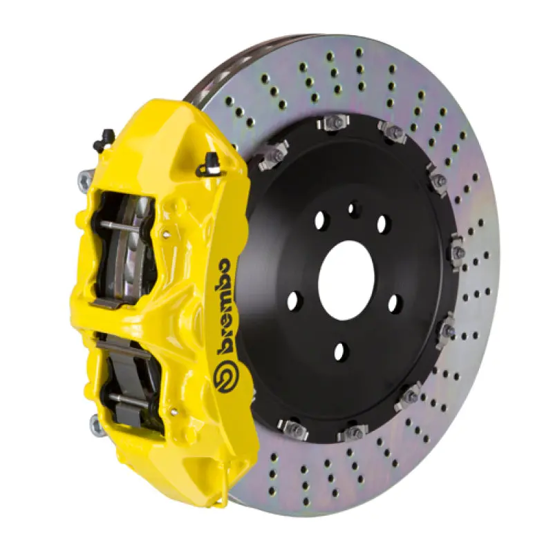 Brembo Gt Big Brake Kit – Front 6-Piston Calipers With 405X34Mm Two-Piece Drilled Rotors For Bmw 540I (2017–2023) 1