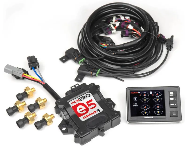 Ridetech Ridepro E5 Air Suspension Leveling Control System With Integrated Management 1