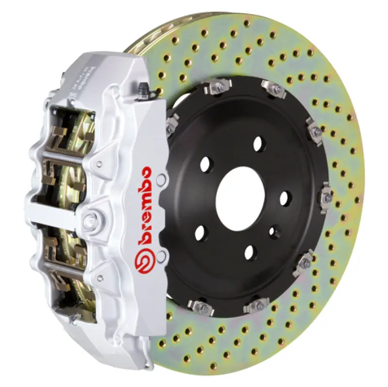 Brembo Gt Big Brake Kit For 2022+ Toyota Land Cruiser & Lexus Lx600 — Front, 6-Piston Calipers, 380X34Mm 2-Piece Drilled Rotors 1