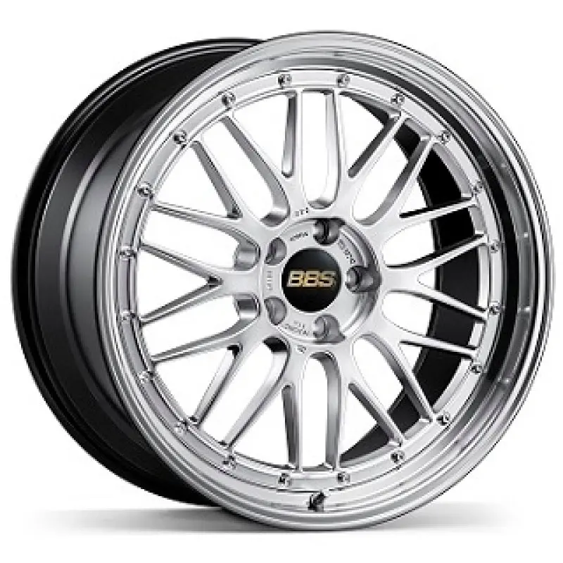 Bbs Lm Forged Alloy Wheel: 21X12In, 5X130Mm, Et64, 71.6Mm Center Bore, Diamond Silver W/ Machined Lip 1