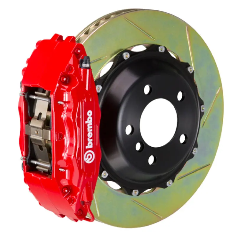 Brembo Gt Big Brake Kit – Front Slotted Rotors (355X32Mm) & 4-Piston Calipers For 2003–2006 G35 Sedan / 2003–2008 350Z 1