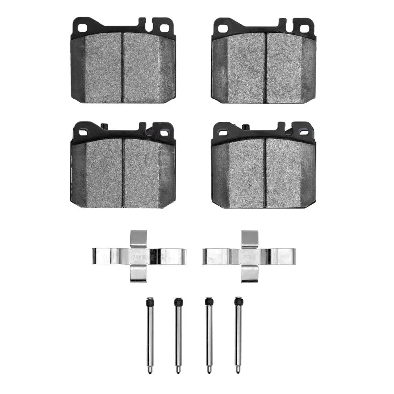 R1 Semi-Metallic Front Brake Pad & Hardware Kit For 1979–1985 Mercedes-Benz 300Td 1