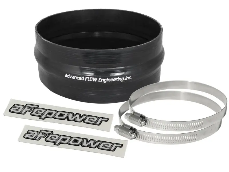 Afe Magnum Force Universal Silicone Coupling Kit – 6.25" Id × 2.75" L Straight W/Hump, Black 1