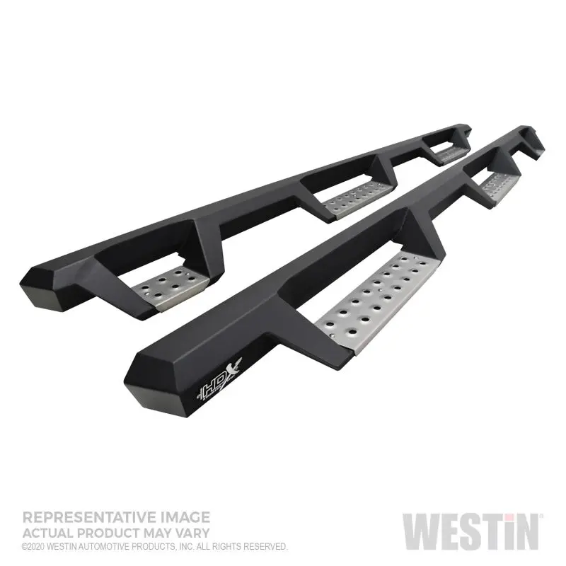 Westin Hdx Stainless Steel Nerf Step Bars For 2019–2020 Ram 2500/3500 – Textured Black, Wheel-To-Wheel 2