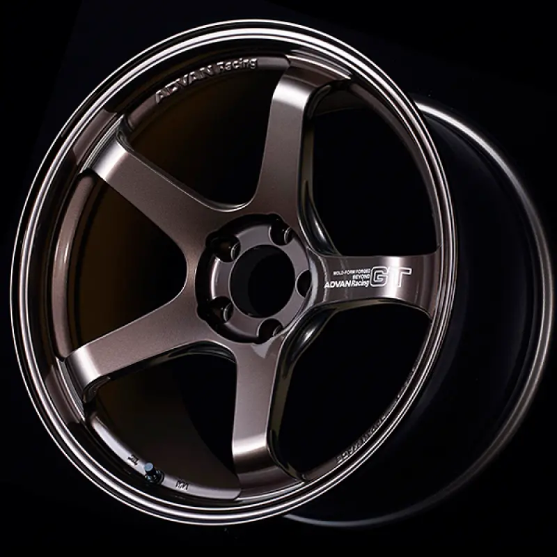 Advan Gt Beyond Racing Wheel – 17X8", +35Mm Offset, 4X100 Bolt Pattern, Copper Bronze Finish 1