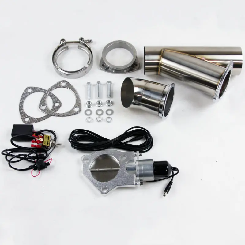 Granatelli Electronic Exhaust Cutout: 3.0In Stainless Steel, Remote-Controlled Flow Diversion 1