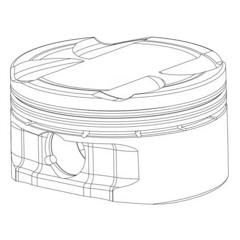 Cp Pistons & Rings For Honda B-Series – 84.0Mm Bore, Std Size, 12.7:1 Compression Ratio 1